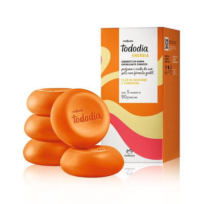 Natura - Barra de Jabón - Flor de Jengibre y Mandarina