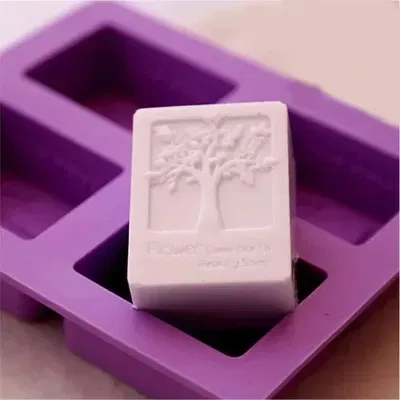Molde Silicona - Rectangular Arbol de la Vida - Cod947