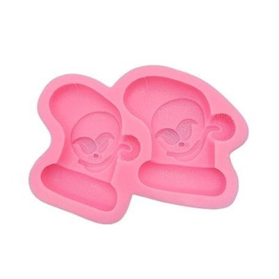 Molde Silicona 2 Botas navideñas - Cod375