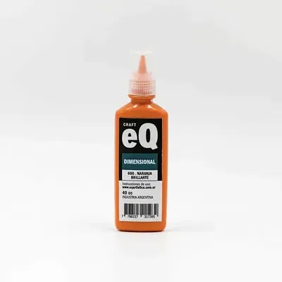 Dimensional 3D Brillante EQ - Naranja