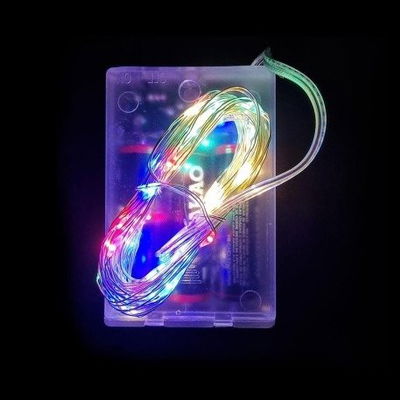 Luces Alambre MULTICOLOR 4M A PILAS