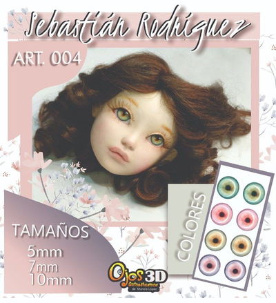 Ojos Autoadhesivos 3D Cod004 - Sebastian Rodriguez