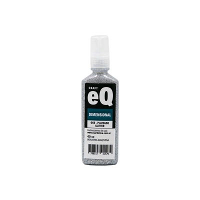 Dimensional Plateado Glitter 40cc
