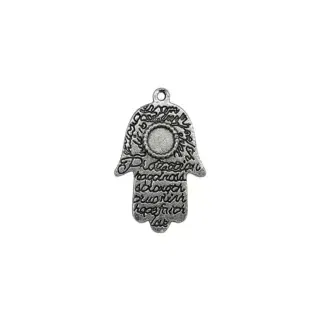 Dije de Fundición Mano de Fatima cin Circulo