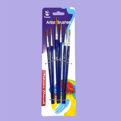 Set x6 Pinceles Económicos Punta LINER