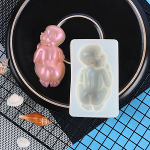 Molde Silicona - Bebe durmiendo - Cod238