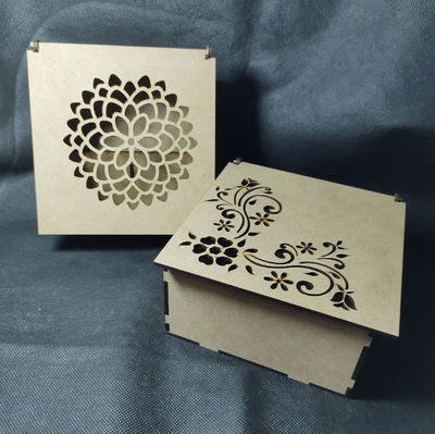 Caja de Té Calada 4 Divisiones
