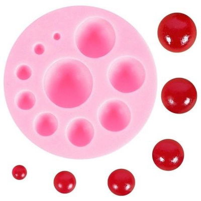 Molde Silicona 10 Circulos - Esferas - Cod502