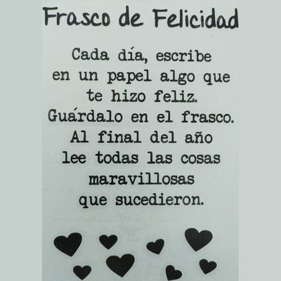 Vinilo Frasco de Felicidad