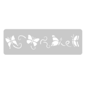 Stencil 25cm x 4.5cm 239 VUELO DE MARIPOSAS