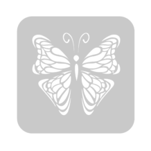 Stencil 10cm x 10cm 805 Mariposa Vintage