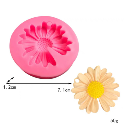 Molde Silicona - Margarita para Colgar - cod799