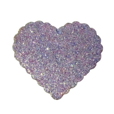 Corazones Goma Eva con Glitter