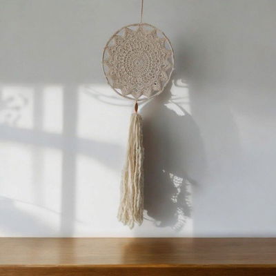 Mandala Crochet Grande - 32 cm