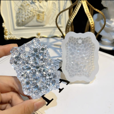 Molde Silicona Diamante Rectangular - Cod678