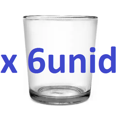 Vaso Vidrio Imperial 250ml x 6 UNIDADES
