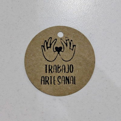 Tags Redondos - Trabajo Artesanal