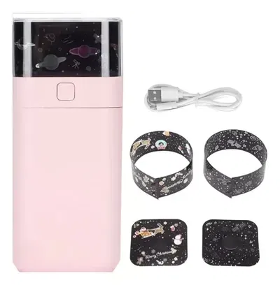 Humidificador Ultrasónico con Proyector - Rosa