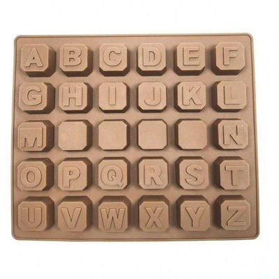 Molde Silicona Abecedario Bombón cod105