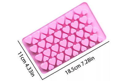 Molde Silicona Mini Corazones Cod213