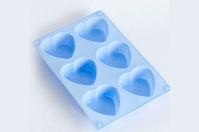 Molde Silicona Corazón Grandes Cod216