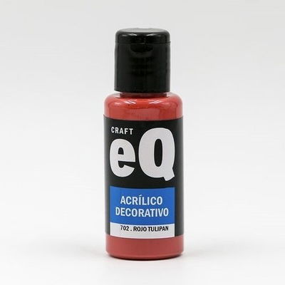 Acrílico EQ Rojo Tulipán 702