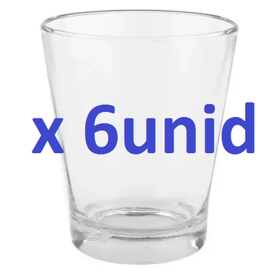 Vaso Vidrio Cóctel Bajo 357ml x 6 UNIDADES