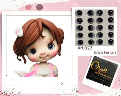 Ojos Autoadhesivos 3D Cod023 - Erica Ferrari