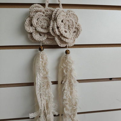 Sujeta Cortinas a Crochet