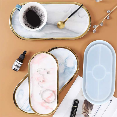 Molde Silicona - Bandeja Oval Grande 24cm - Cod839