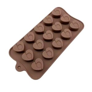 Molde Silicona - Corazón con Circulo cod110