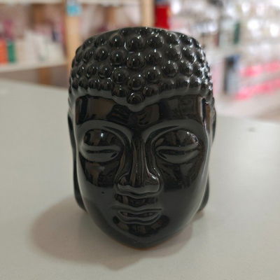 Hornito Esmaltado Cabeza Buda Negro