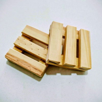 Jabonera Madera 8x8cm