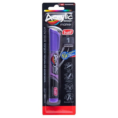 Marcadores a Valvula Tinta Acrilica al Agua - AcrylicPop