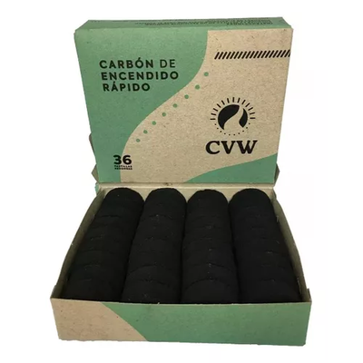 Carbones CVW - CIRCULARES - 36 Unidades