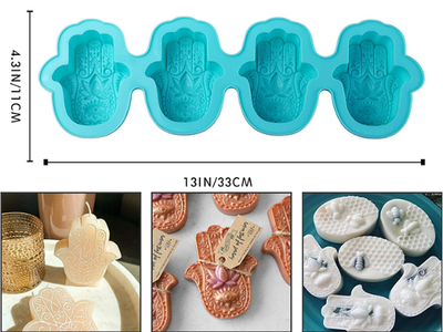 Molde Silicona - Jabones Mano de Fatima - Cod948