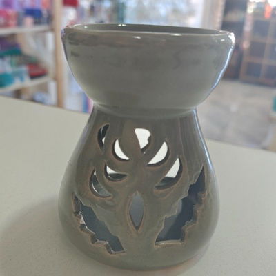 Hornito esmaltado Calado Gris