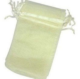Bolsa de Organza - Natural por Unidad 7x9cm