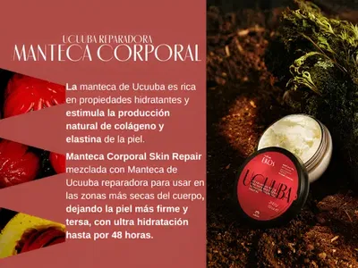Natura - Manteca Corporal reparadora Ucuuba - 200g