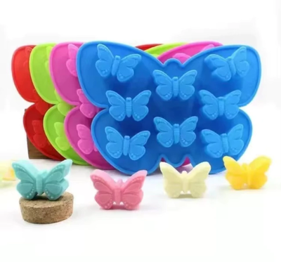 Molde Silicona -8 mariposas iguales - Cod1015