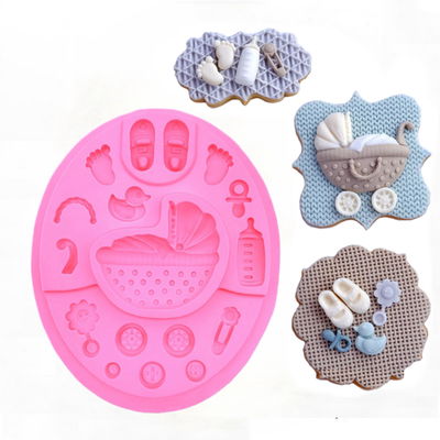 Molde Silicona - Baby Shower - Cod1022