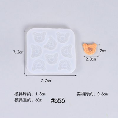 Molde Silicona - 8 Mini Ositos - Cod1040