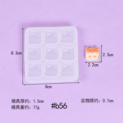 Molde Silicona - 9 Mini Perritos - Cod1042