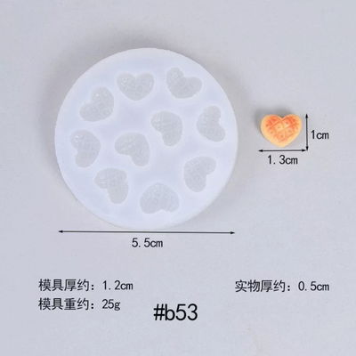 Molde Silicona - 10 Corazones Mini - Cod1038