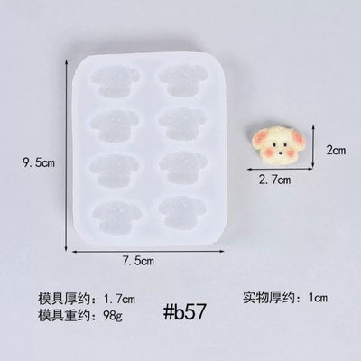 Molde Silicona - 8 Mini Perritos - Cod1039
