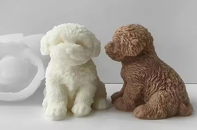 Molde Silicona - Caniche Grande - Cod1052