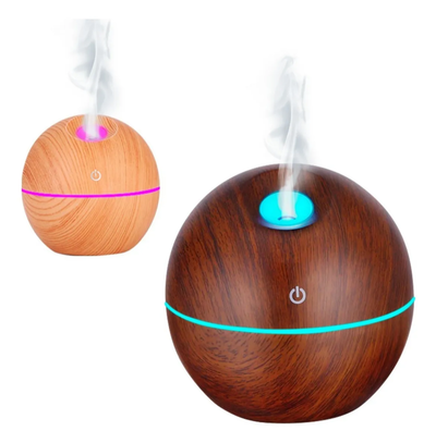 Humidificador - Esfera Madera - Oscura