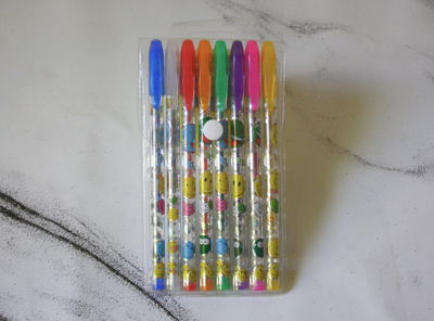 Lapiceras con Brillos x 8 unidades