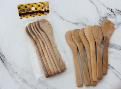 Pack 6 Cucharas Madera