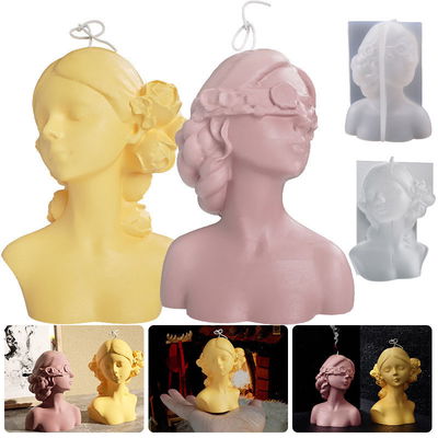 Molde Silicona - Rostro Mujer sin Venda - Cod1063